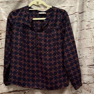 Skies Are Blue Multicolor Floral Blouse